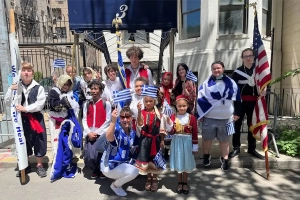 Saint Basil youth at the 2022 Greek parade