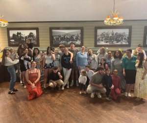 A group of youth from Saint Basil Academy at Rocking Horse Ranch