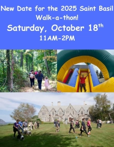 New Date for the 2025 Saint Basil Walk-a-thon! Saturday, October 18th, 11AM–2PM