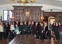 District 6 Daughters of Penelope inside Saint Basil Academy