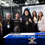 Saint Basil staff at Clergy Laity Conference with Archbishop Elpidophoros