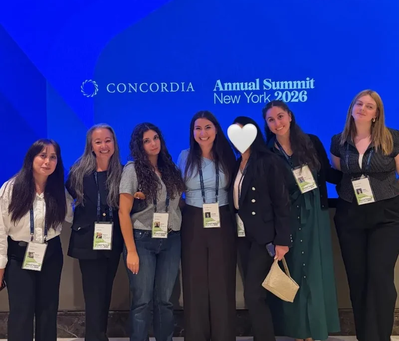 2026 Annual Concordia Summit Saint Basil staff and youth participants at the 2026 Annual Concordia Summit in New York City